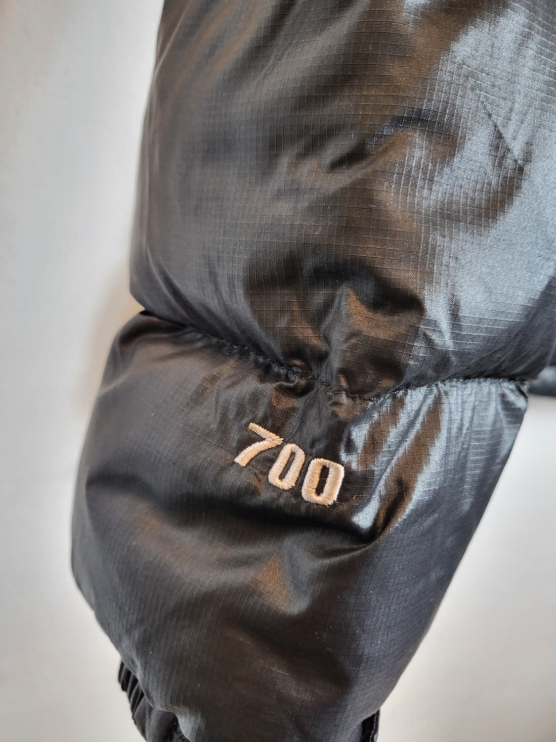 노스페이스 구스필파워 700 눕시 여성 패딩 블랙 90-95 S 새제품급 상품이미지10