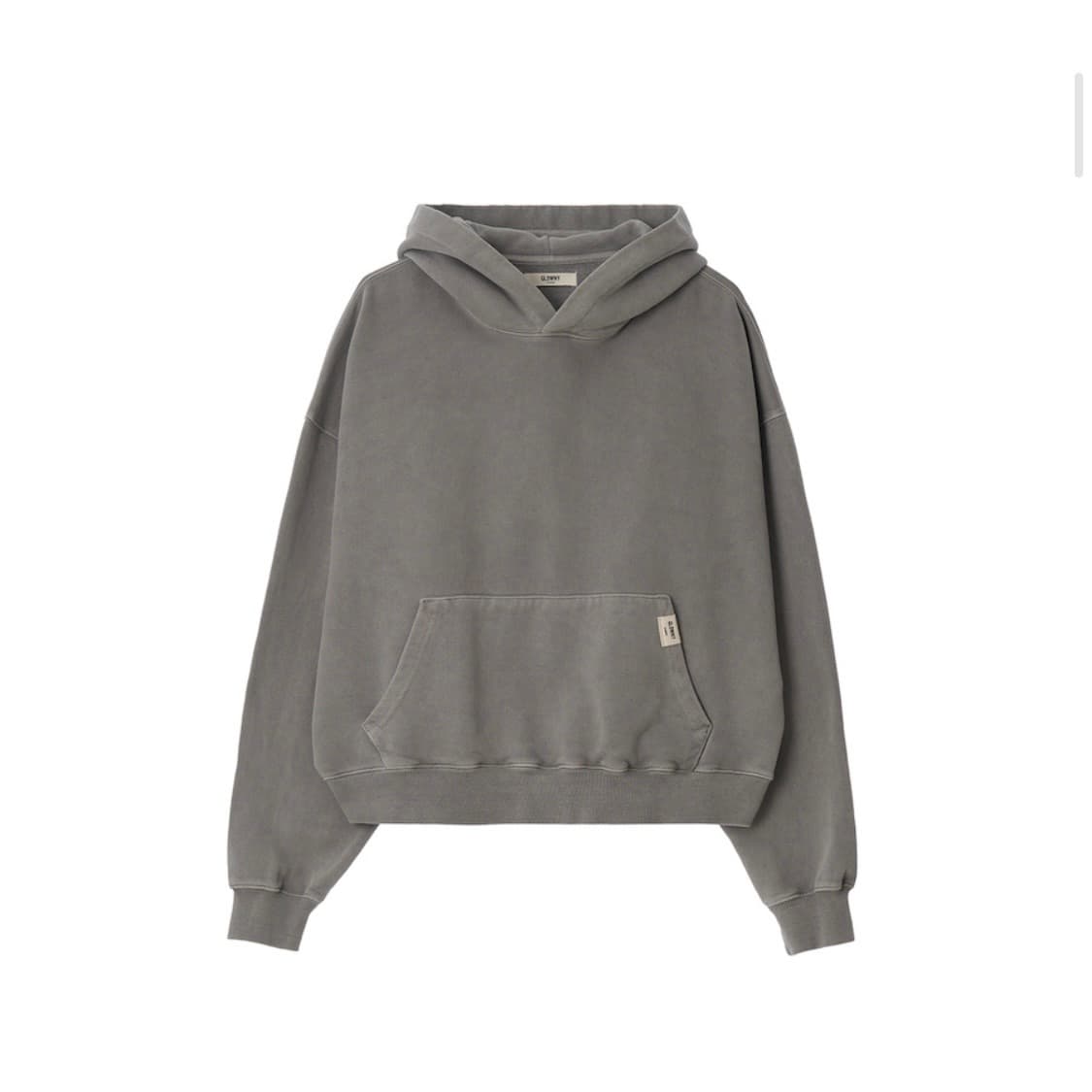 글로니 G 클래식 후디 그레이 | washed boxy hoodie 상품이미지1