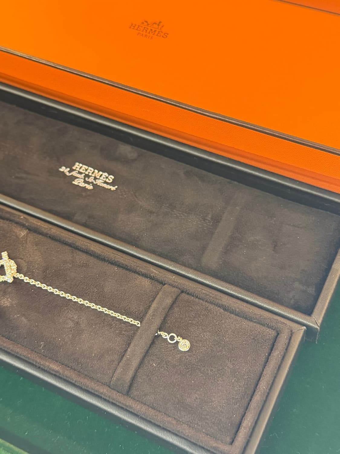 정품 에르메스 피네스 화이트골드 다이아 팔찌 상품이미지2