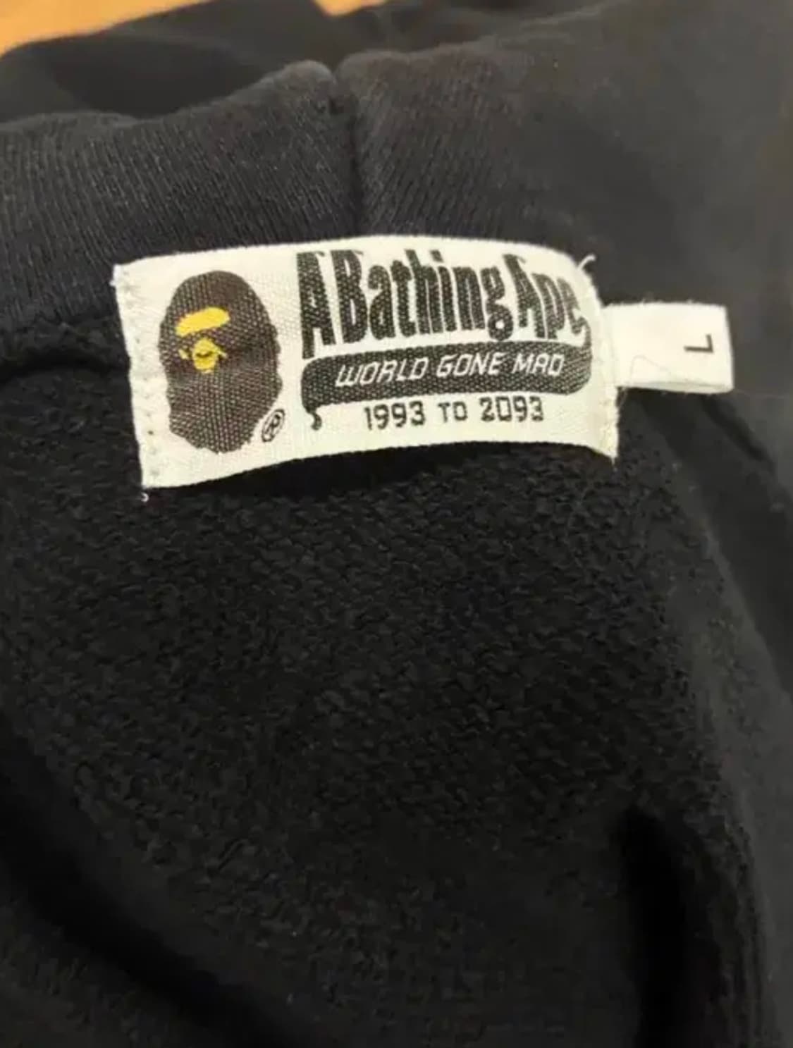 베이프 샤크후드 반블루카모 L 상품이미지3