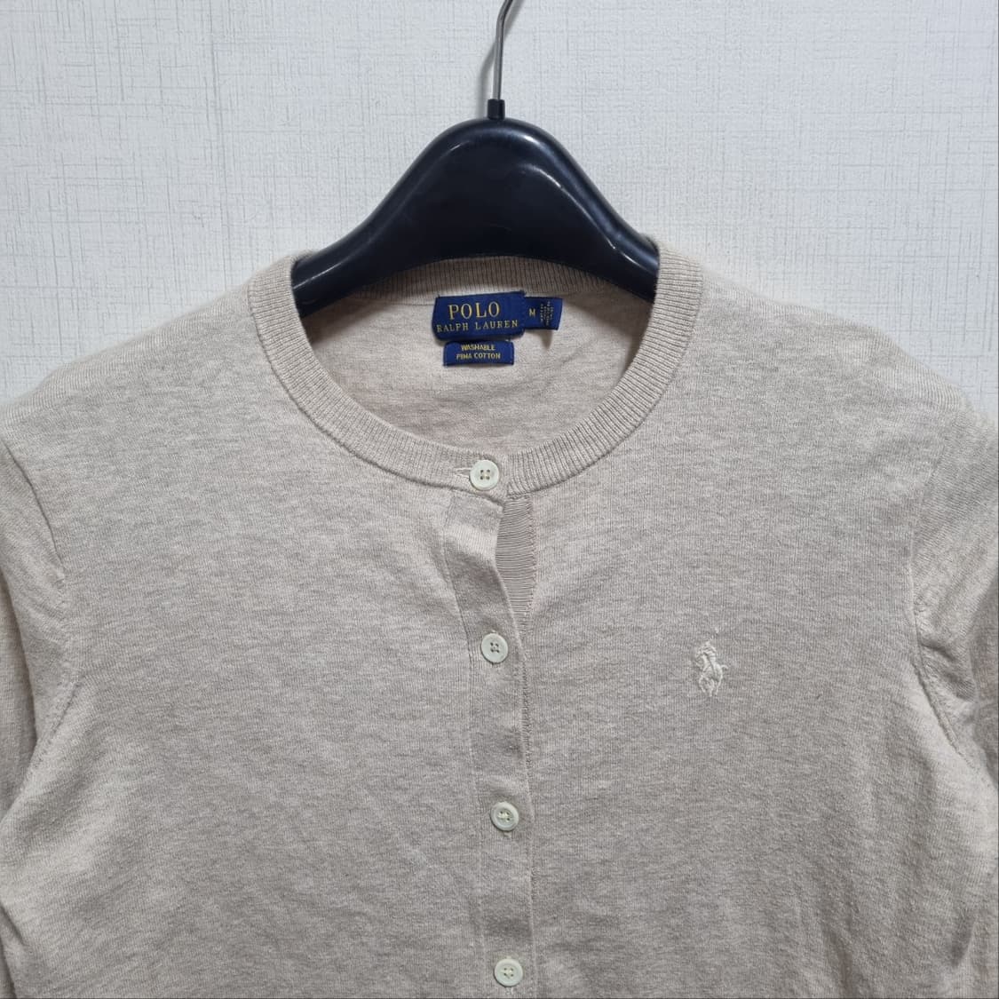 ( M ) 폴로 랄프로렌 베이지색 가디건 상품이미지2