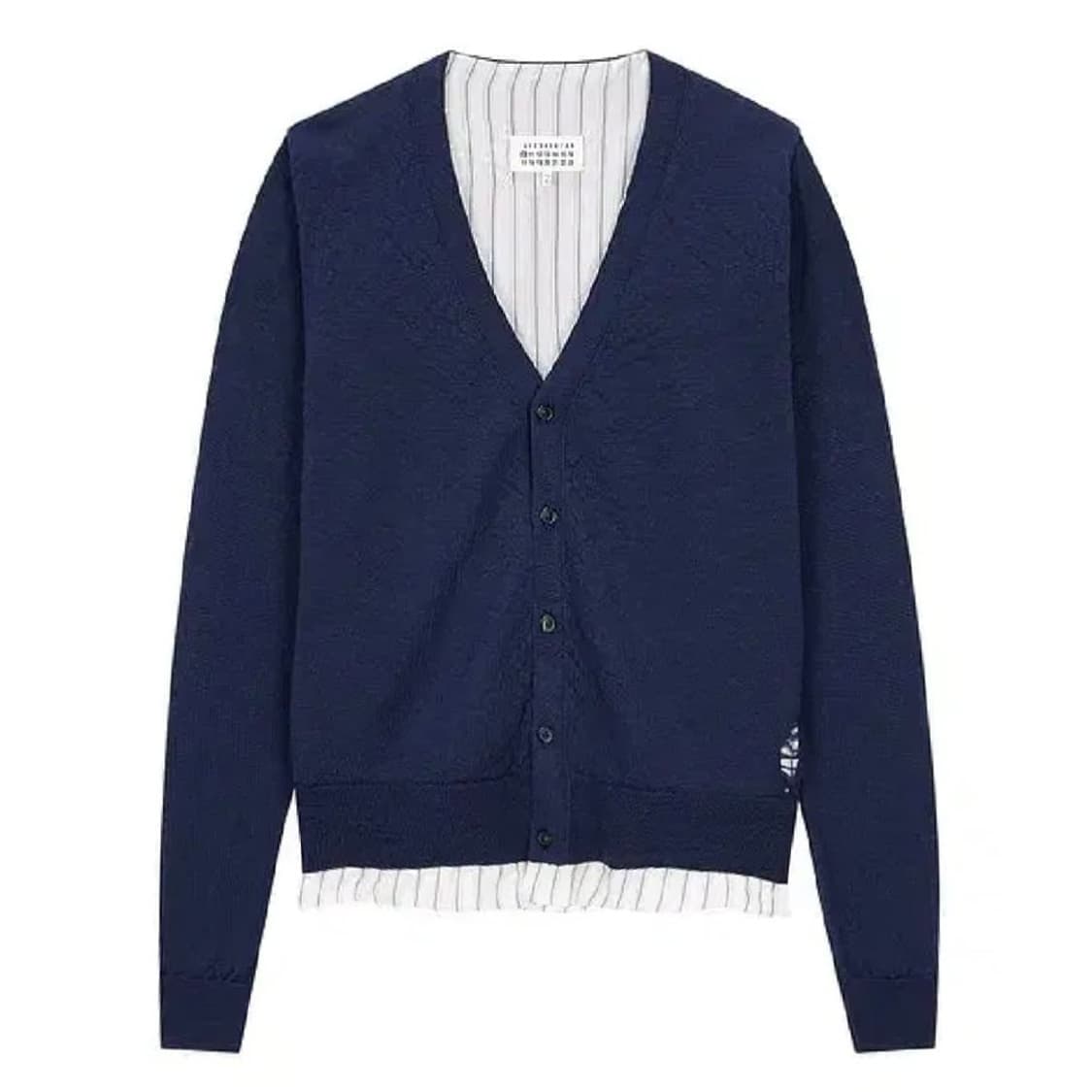 급처) 마르지엘라 디스트로이드 셔츠 레이어드 가디건 L사이즈 상품이미지2