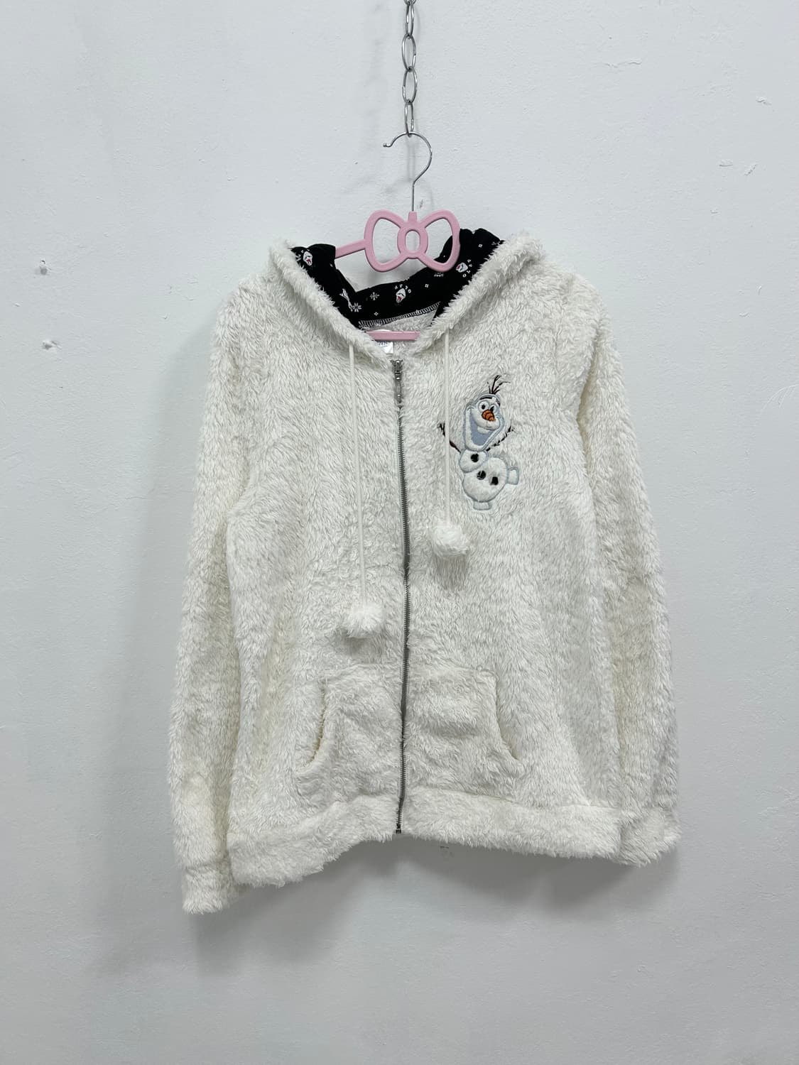 [DISNEY] 디즈니 올라프 폼폼이 달천깔 후드집업 상품이미지3