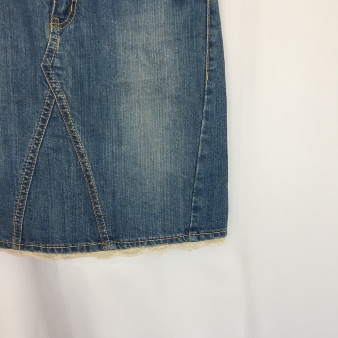 683. denim midi lace SK  상품이미지8