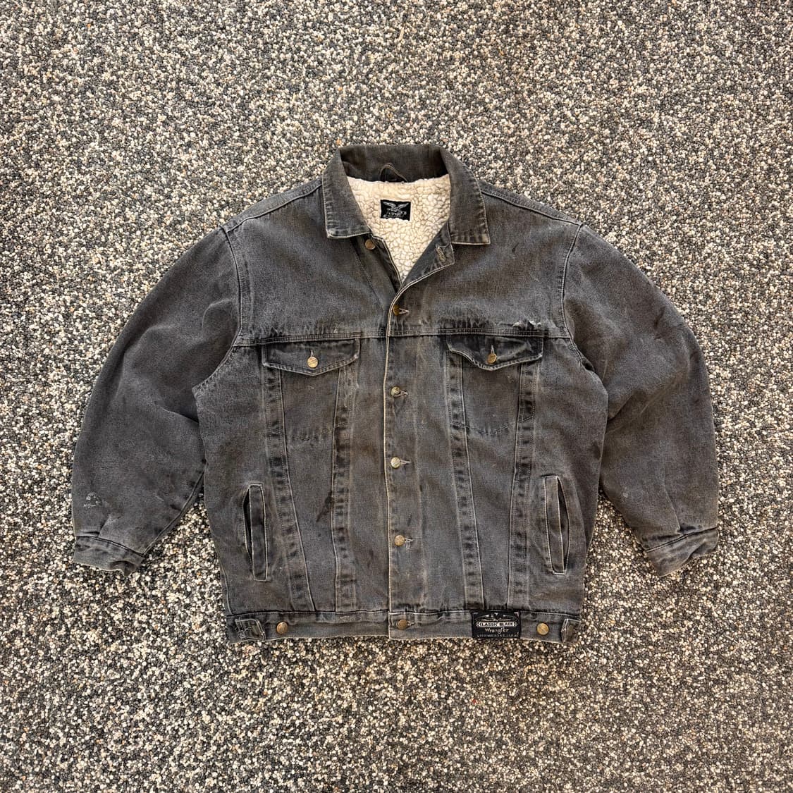 80s 랭글러 쉐르파 트러커 자켓 made in USA (L)  상품이미지1