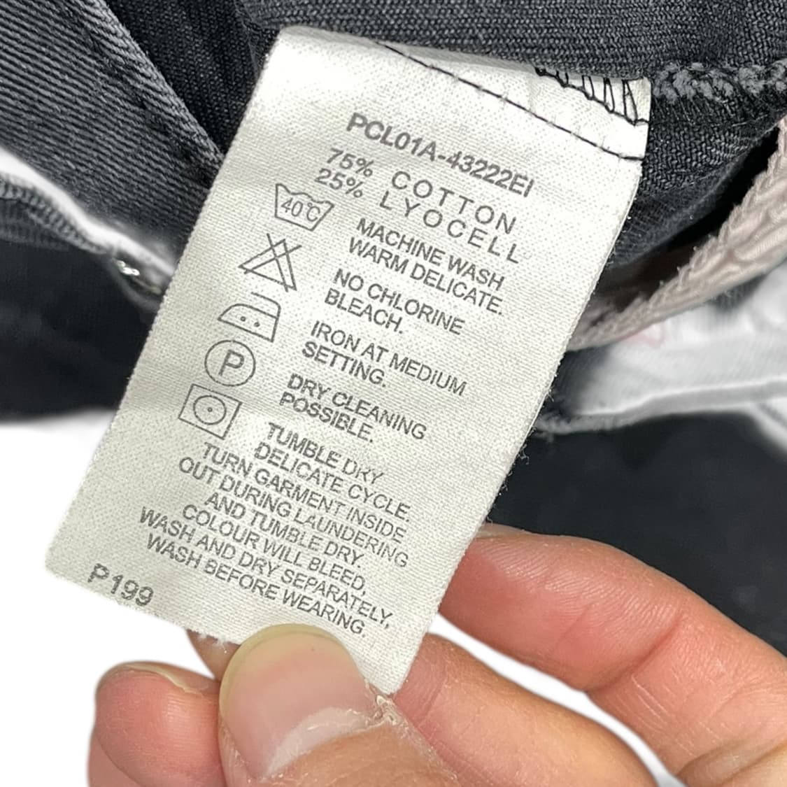 리바이스 엔지니어드 블랙 데님팬츠 상품이미지6