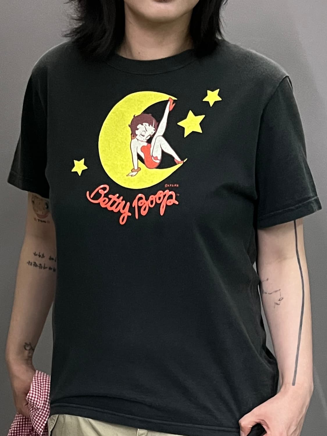 C025 JPN Betty Boop 프린팅 티셔츠 상품이미지1