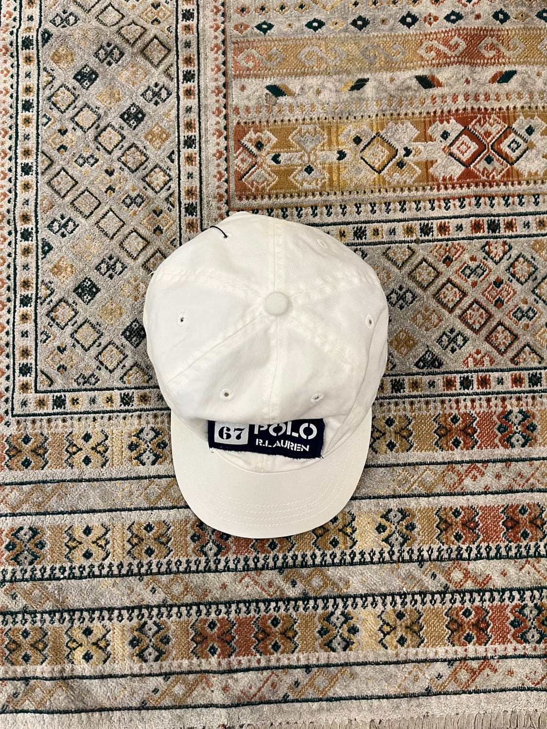 폴로 랄프로렌 볼캡 화이트 키즈 4-7 #csz3145 상품이미지3