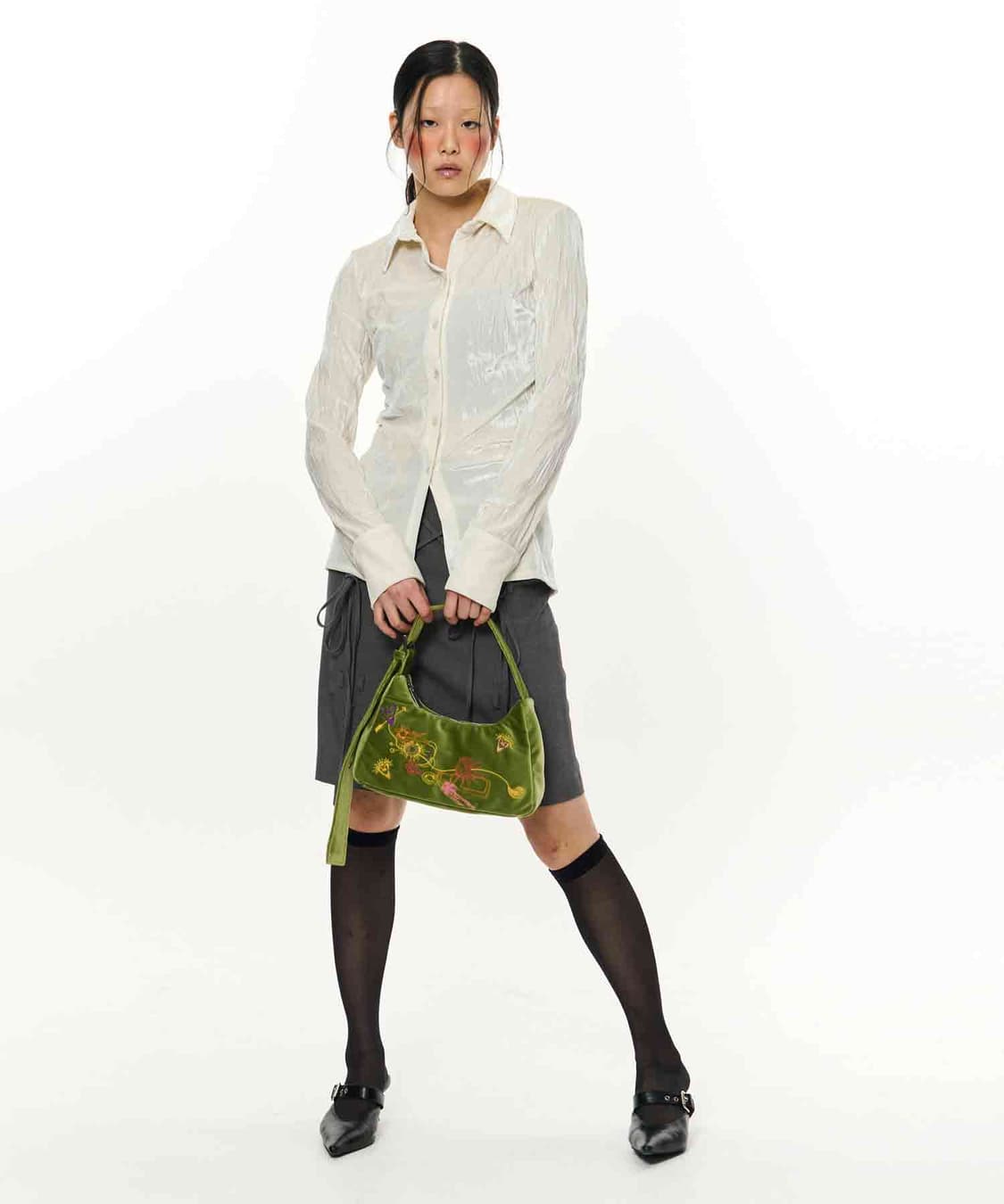 Kimzisu 킴지수 벨벳 미니 백 상품이미지3