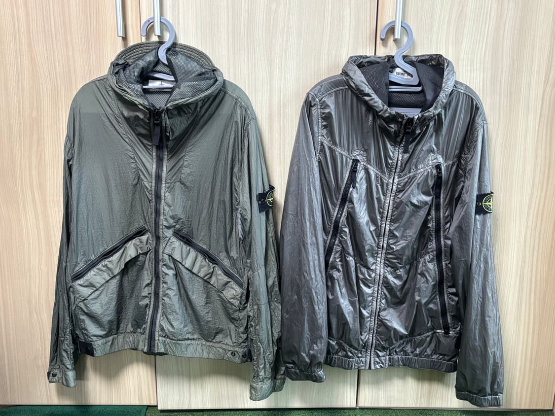 스톤 바람막이 그레이🩶🖤 상품이미지3