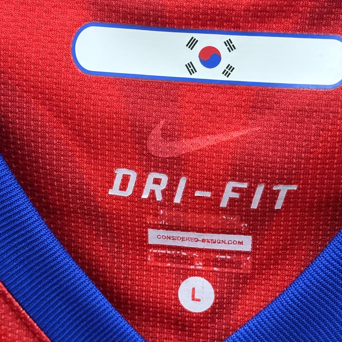 나이키 2010 월드컵 국대 홈 박지성 선수지급용 유니폼 L 상품이미지7