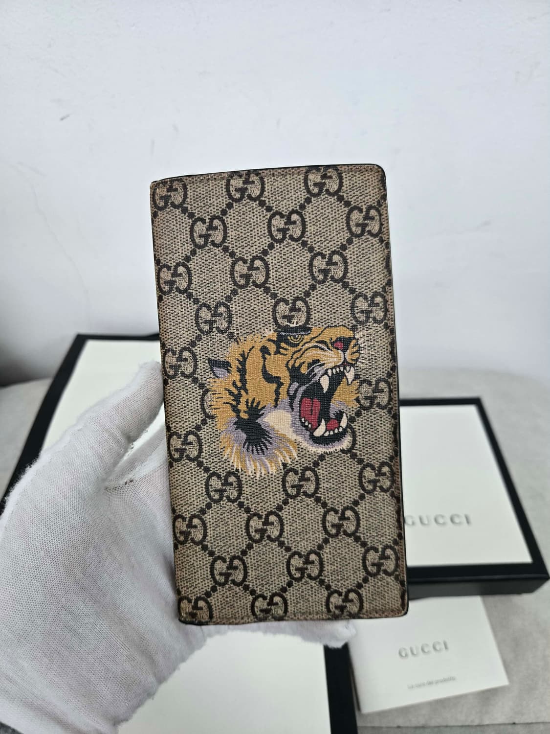 [보증서 정품] 구찌 타이거 장지갑 상품이미지4