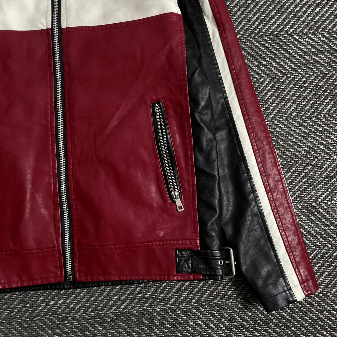 KATIE SETH 빈티지 카페레이서 레더 자켓y 3017 상품이미지3