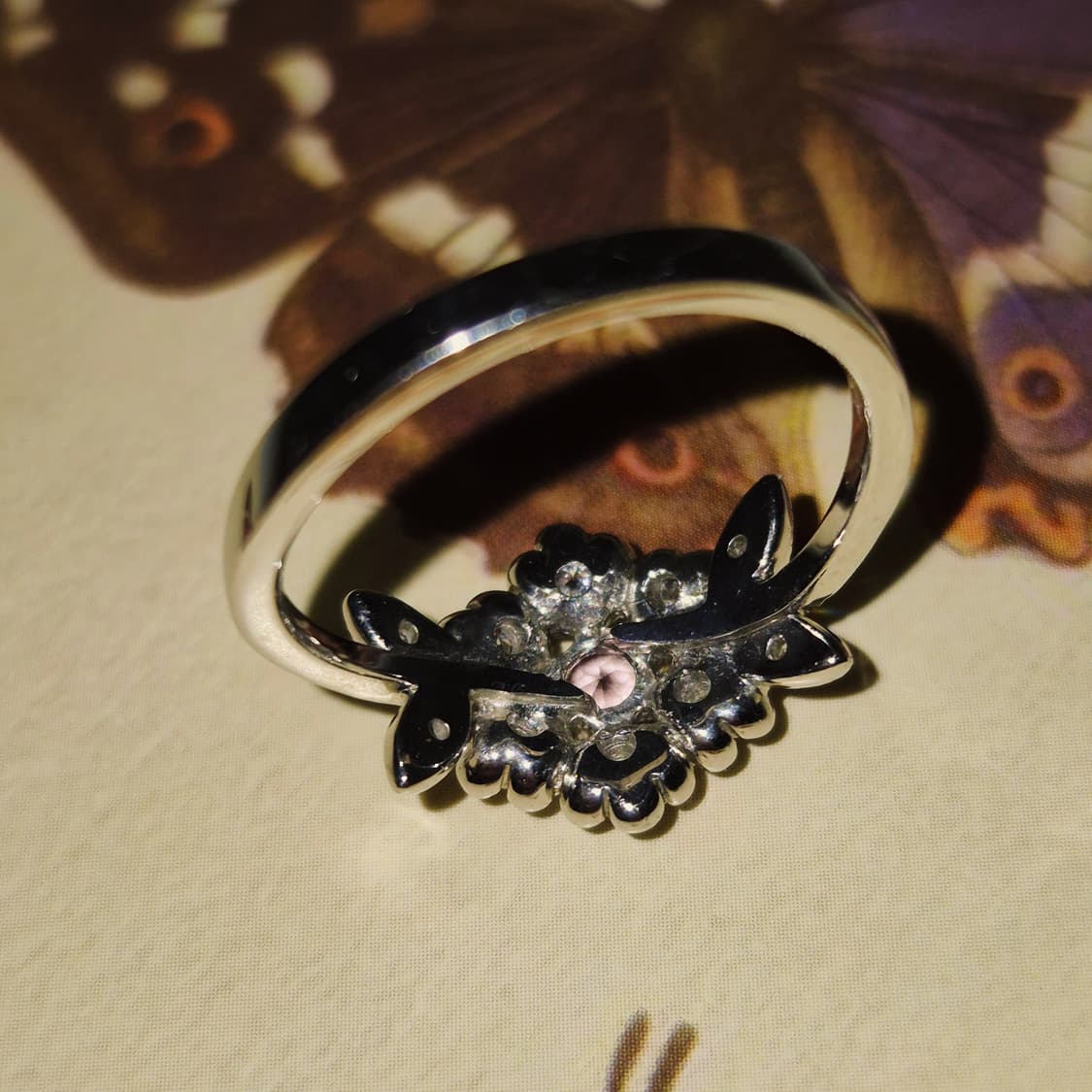 05s 안나수이 실버 925 크리스탈 꽃잎 반지 상품이미지8