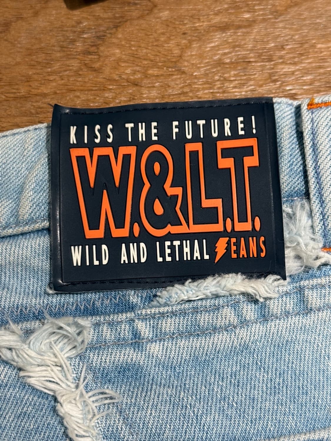 월터 반 베이렌동크 디스트레스 프레이드 데님 팬츠 상품이미지8