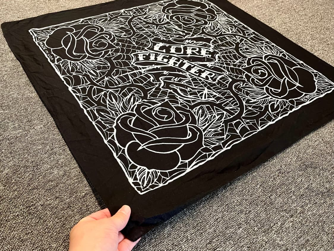 코어파이터 블랙 빅반다나 Made in USA 상품이미지4