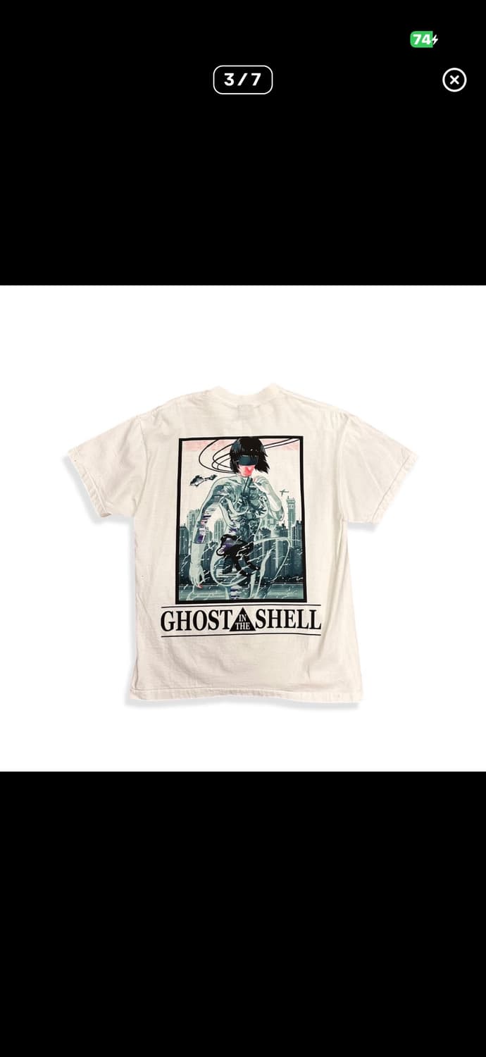 Anime Printing White Tshirt 공각기동대 상품이미지3