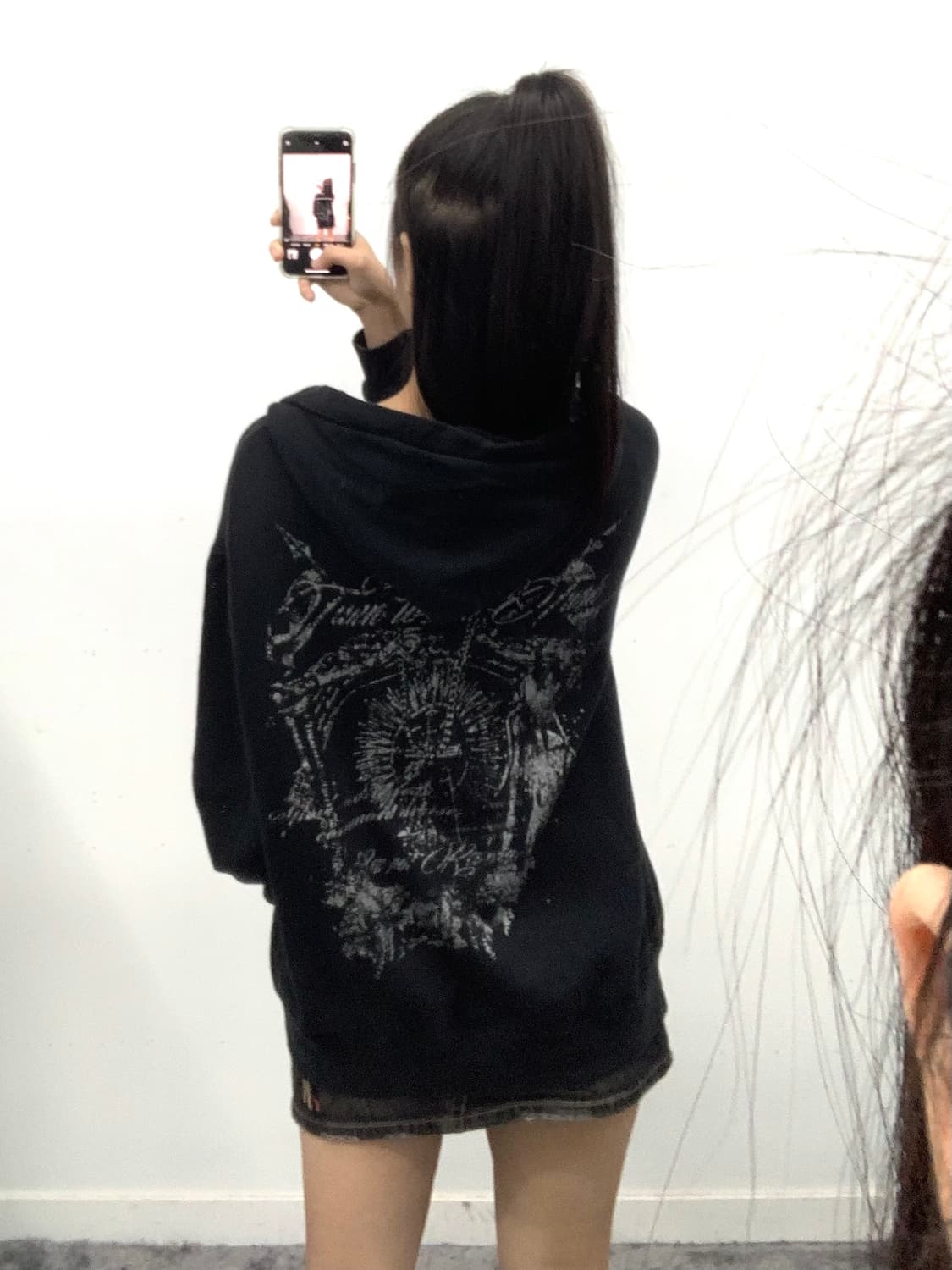 Sexpotrevenge 프린팅 스터드 후드집업 상품이미지3