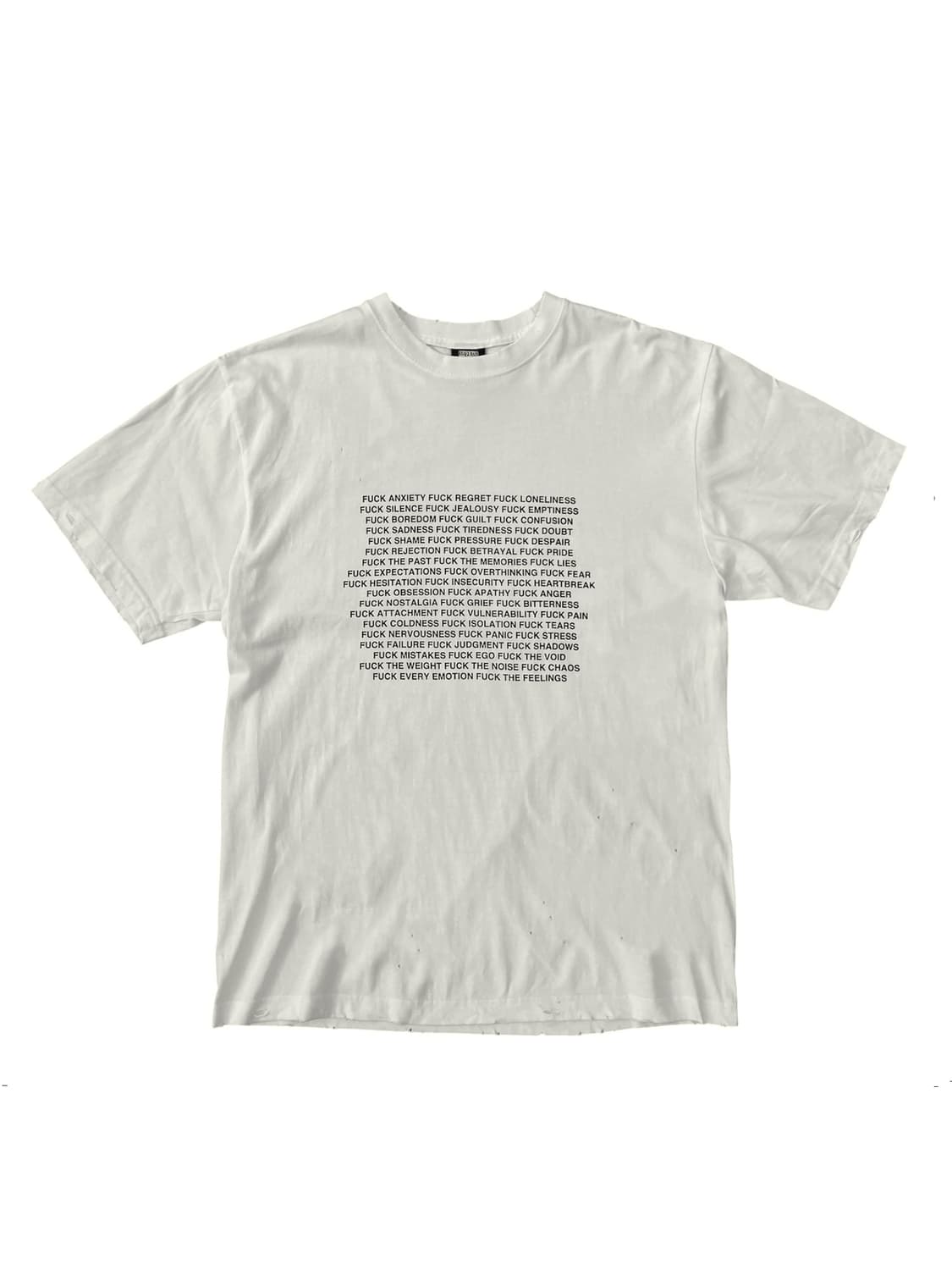 Vintage process fuck everything t-shirt 상품이미지1