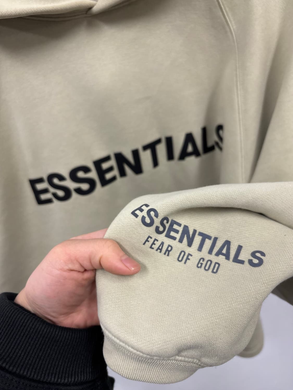 피어오브갓 에센셜 크롭 커스텀 후드티 상품이미지3