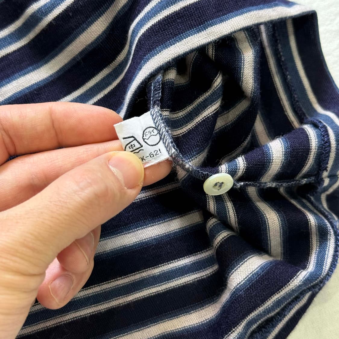 90s dunhill 울 스트라이프 긴팔 티셔츠 상품이미지5