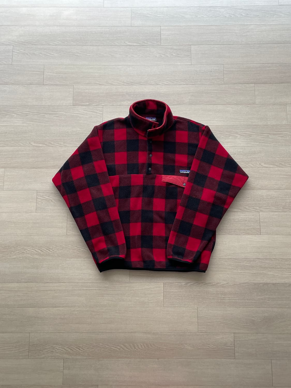 파타고니아 신칠라 레드 체크 버팔로 체크 상품이미지1
