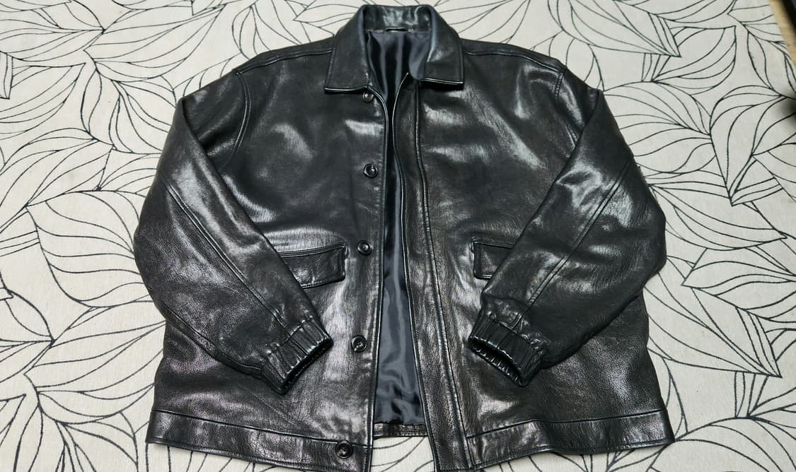 mone 모네 버킨 레더 자켓 상품이미지1