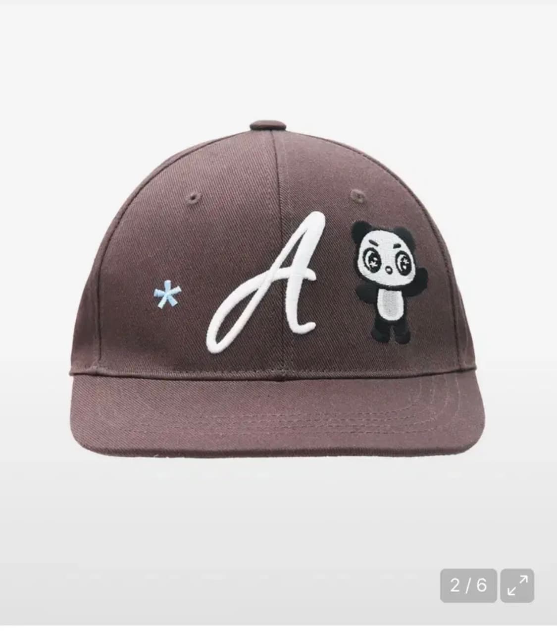 [새상품] 더뮤지엄비지터 판다 볼캡 팬더 브라운 상품이미지1