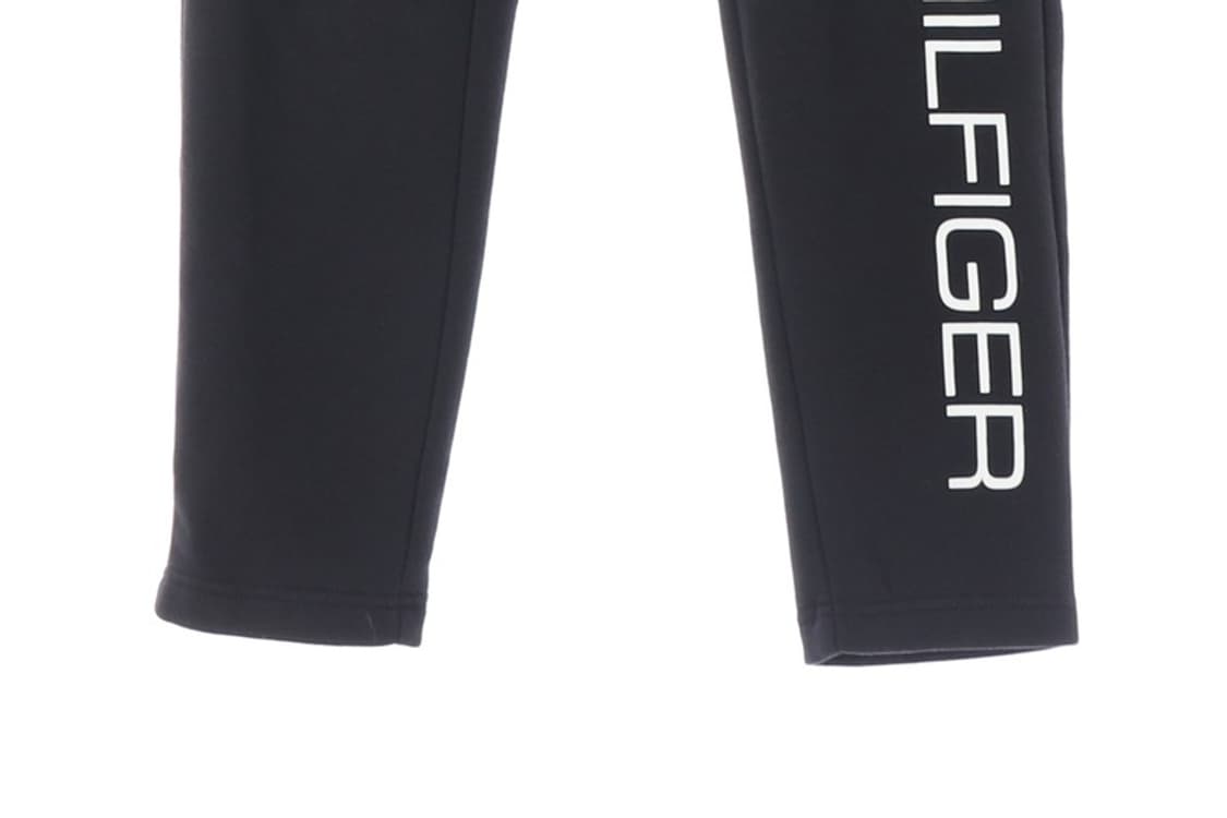 타미힐피거 사이드 레터링 로고 기모 조거 팬츠 블랙 S 상품이미지5