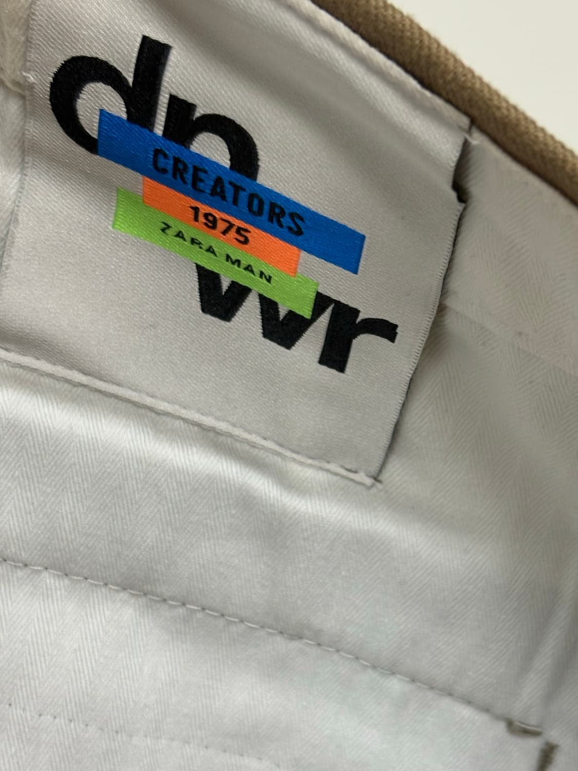 자라 카키색 세미와이드 면바지 31 상품이미지6