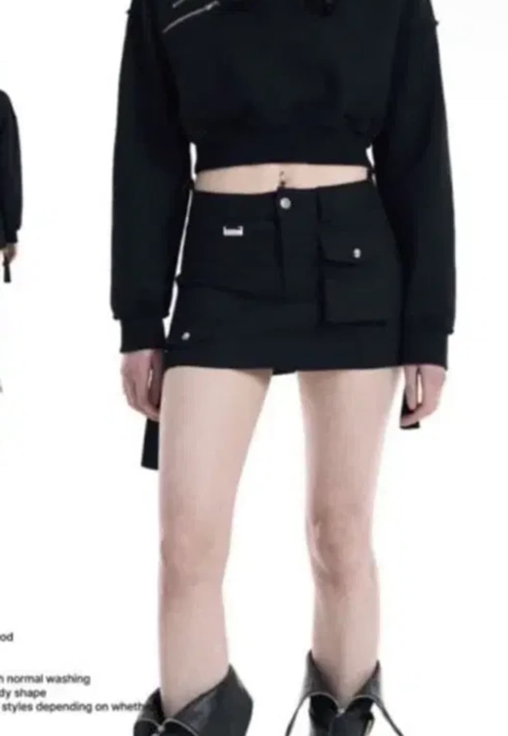 (새상품) 보헤미안서울 보헴서 바이커 미니 스커트 치마 m 상품이미지1