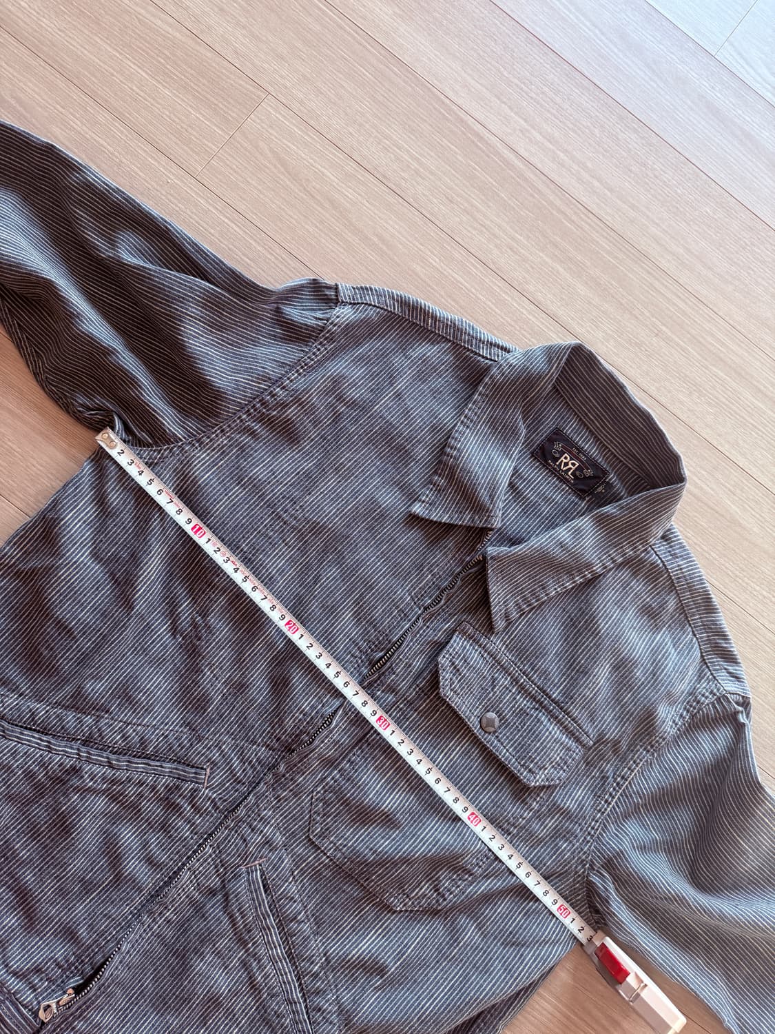 rrl 더블알엘 코튼 리넨 스트라이프 자켓 M 상품이미지8