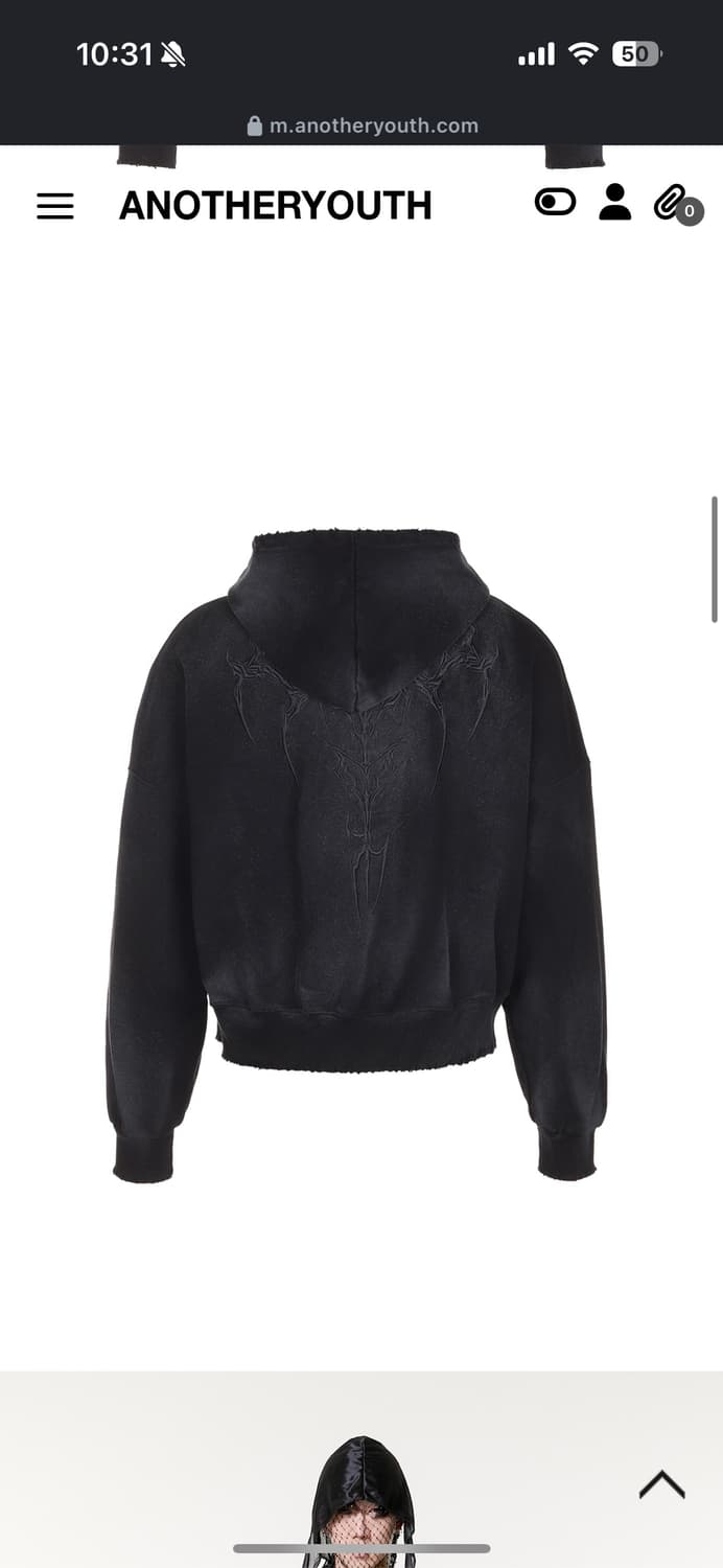 어나더유스 본 윙 후드집업 상품이미지2