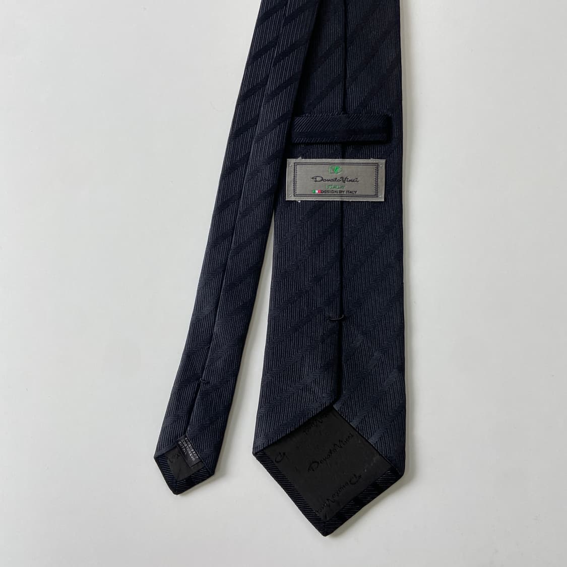 Donato Vinci 블랙 실크 이태리 넥타이 상품이미지3