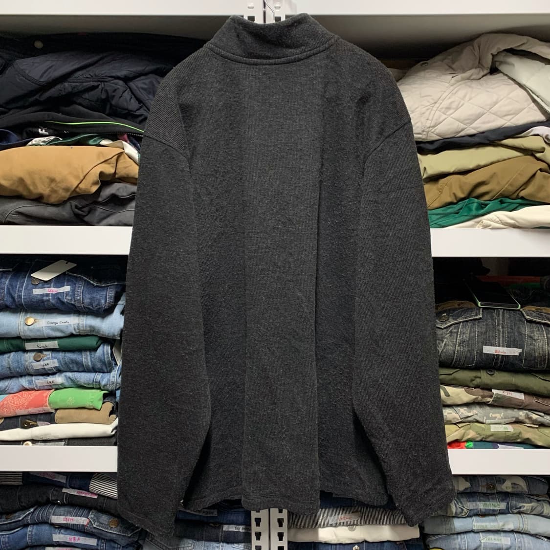 [2XL] 할리데이비슨 헤비웨이트 하프 니트집업 상품이미지3