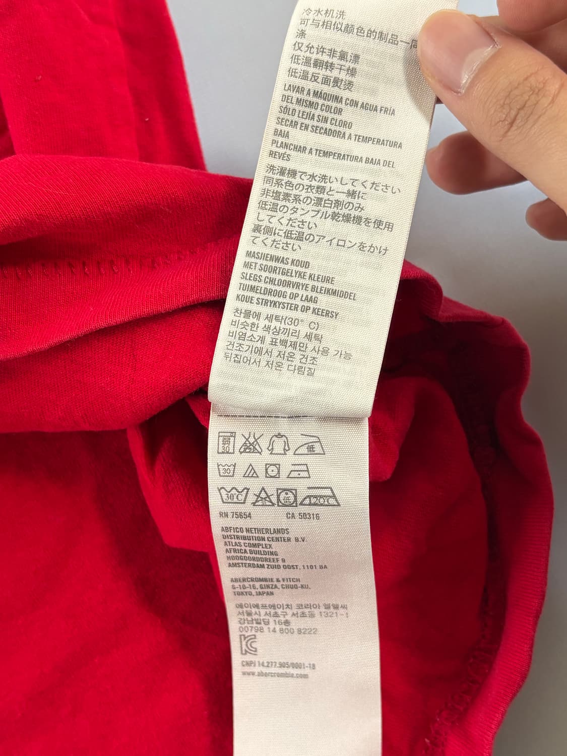 아베크롬비 반팔 티셔츠 상품이미지5