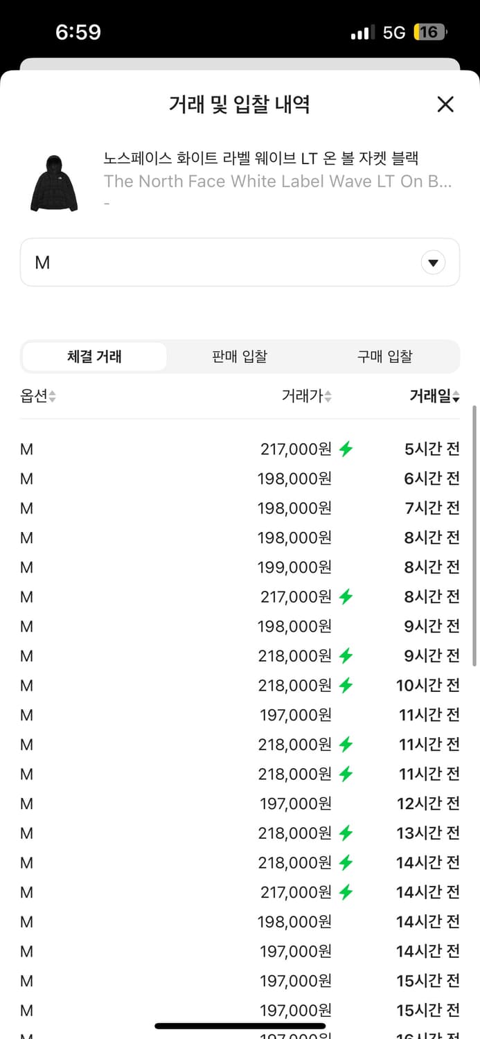 노스페이스 화이트 라벨 웨이브 LT 온 볼 자켓 블랙 상품이미지6