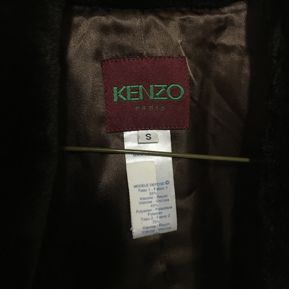 Kenzo 플로럴 벨벳 코트 상품이미지7