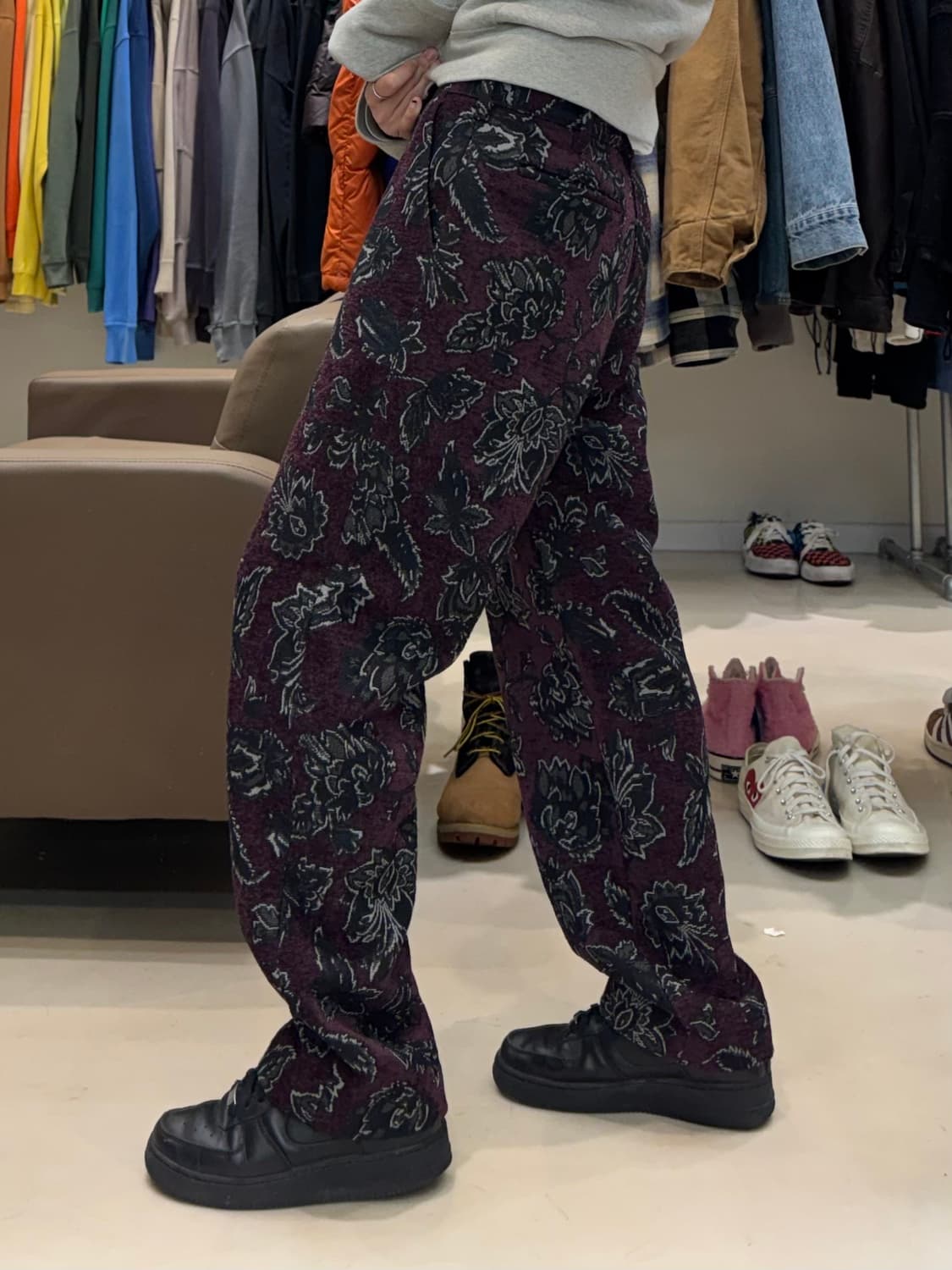 새상품 디스이즈네버댓 플라워 자수 팬츠 상품이미지8