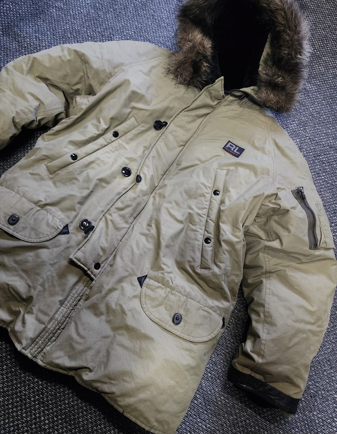 폴로 랄프로렌 n3b 봄버 95사이즈  상품이미지8