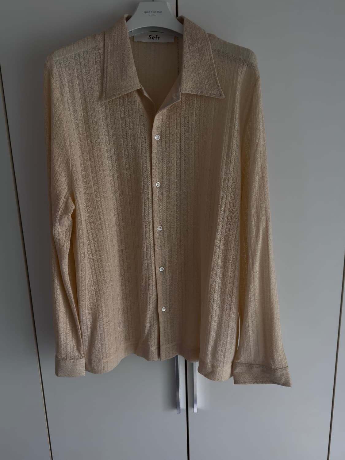 [L] Sefr 리플리 셔츠 아이보리 상품이미지1