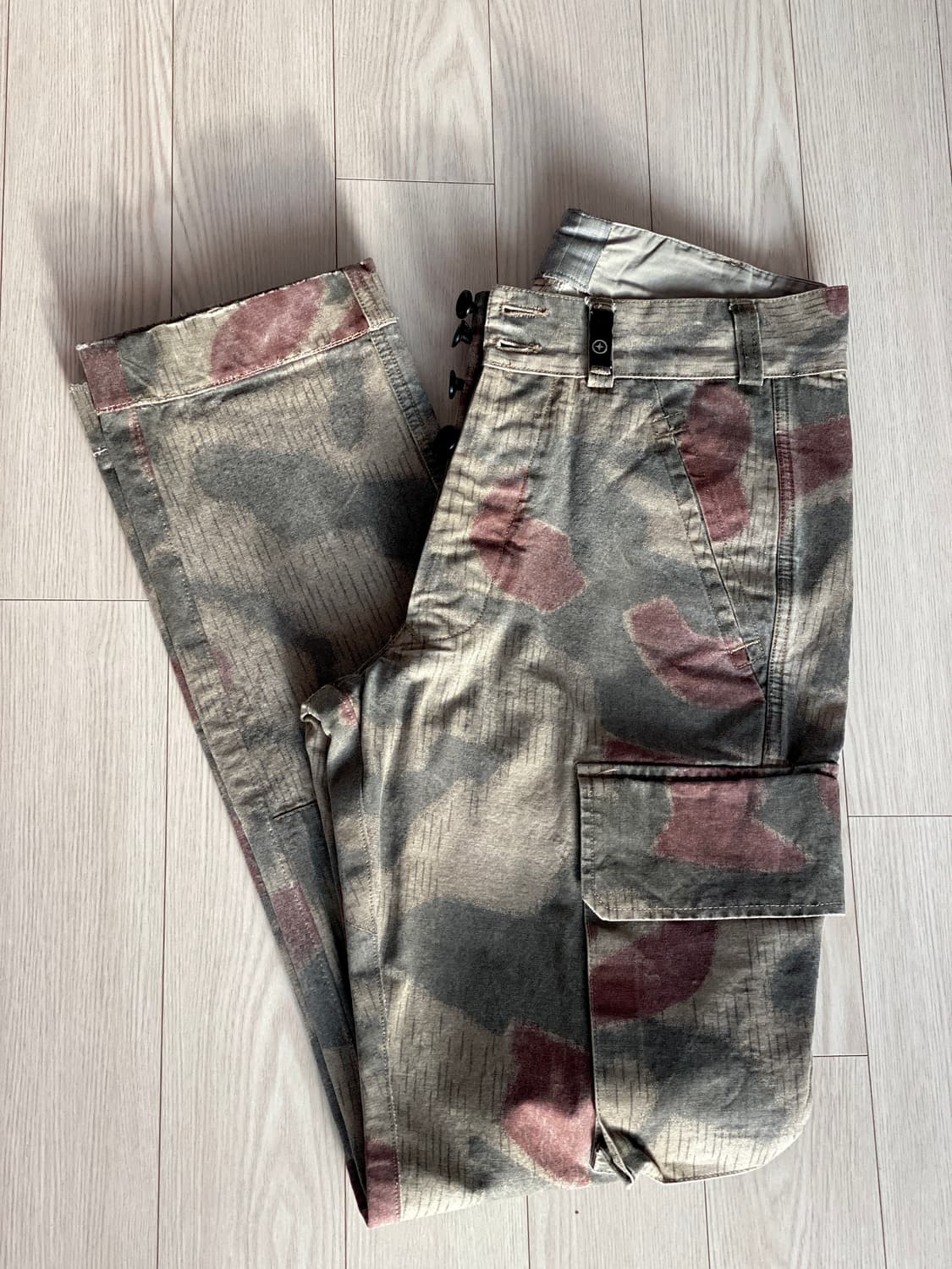  스톤아일랜드 밀리터리 룩 카모 패턴 카고 팬츠 레귤러 31~32 사이즈 상품이미지1