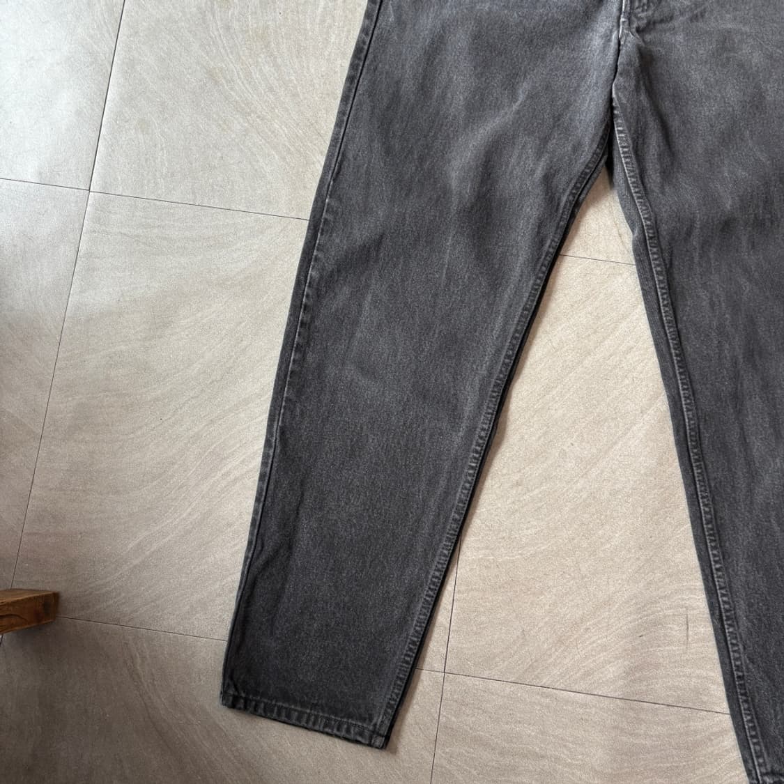 95년 미국 생산 리바이스 550 데님 블랙 팬츠 상품이미지3