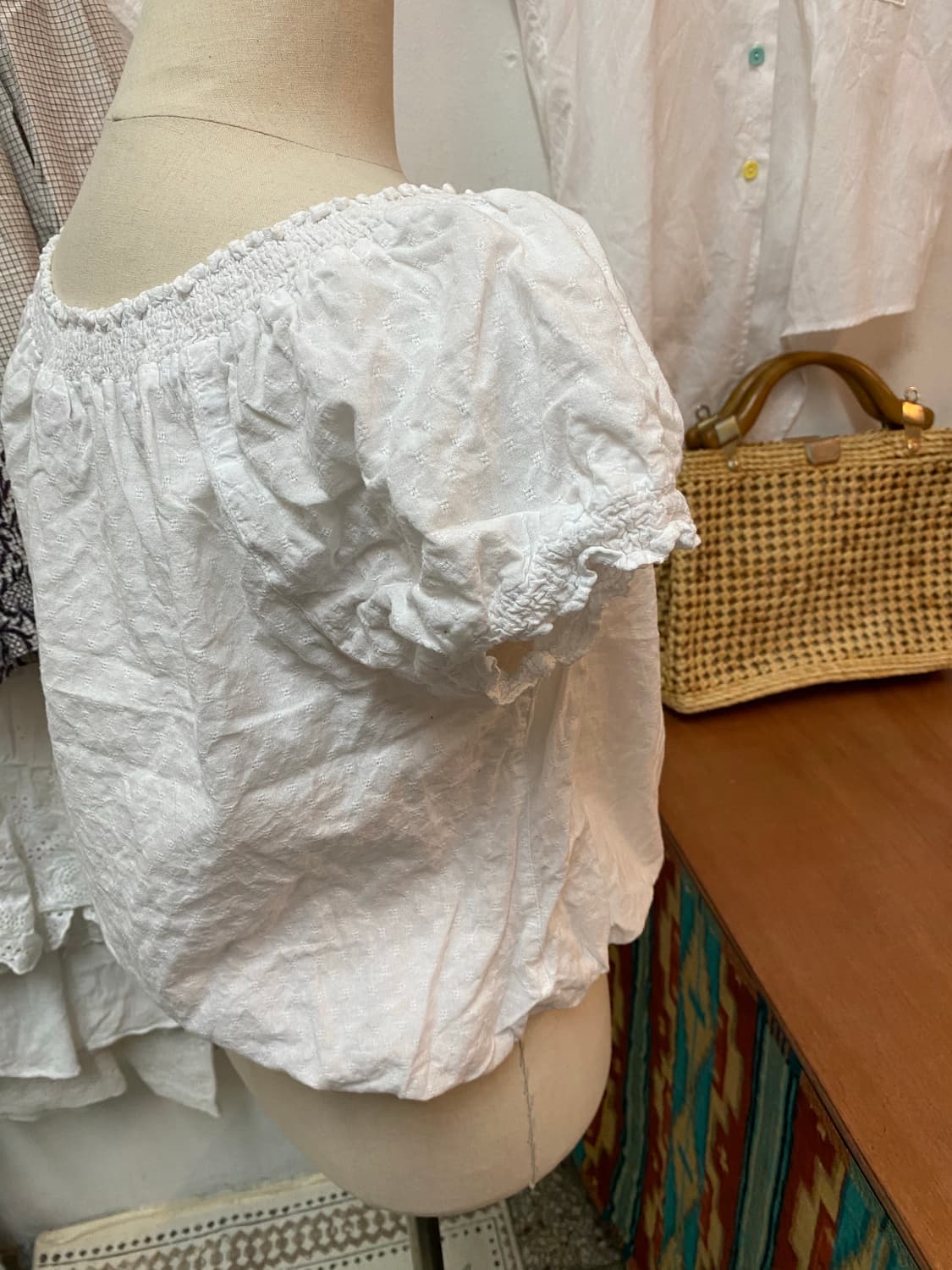 유럽빈티지 자수셔츠 상품이미지2