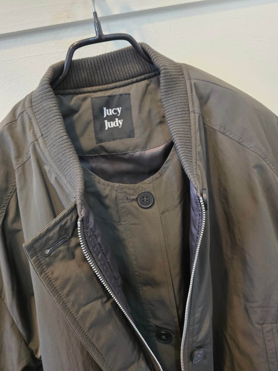 쥬시쥬디 카키색 MA-1항공점퍼 상품이미지5