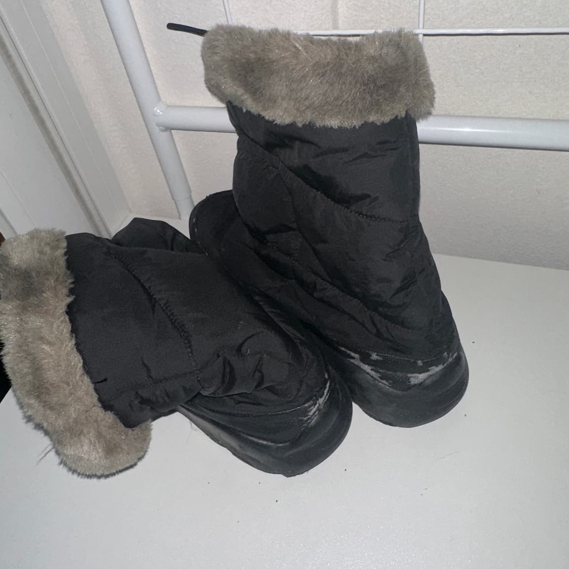 (하자 있음) 빈티지 노스페이스 패딩 부츠 250 상품이미지5