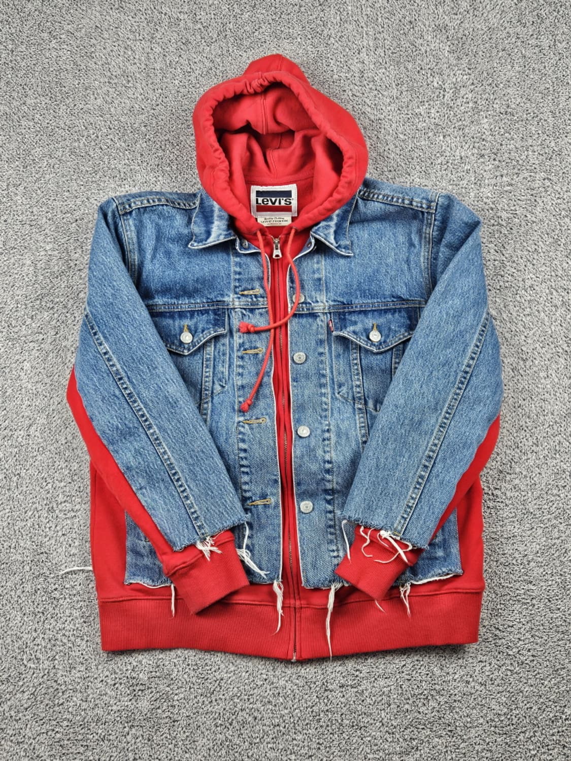 리바이스 엑스 보이프렌드 하이브리드 트러커 자켓 ( M ) / 10174 상품이미지2