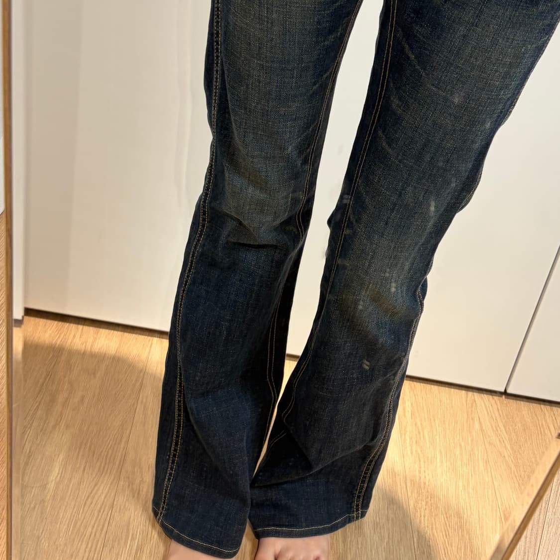 랭글러 wrangler 로우라이즈 데님 상품이미지4