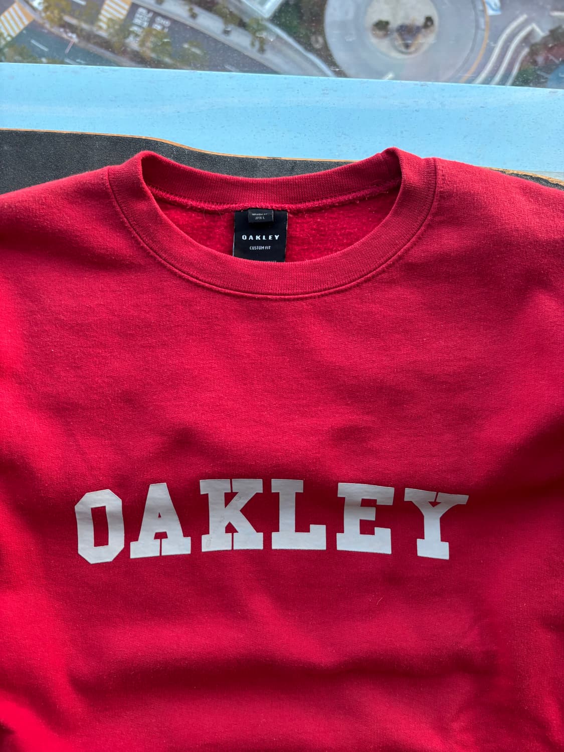 오클리 레드 스웻셔츠 상품이미지3