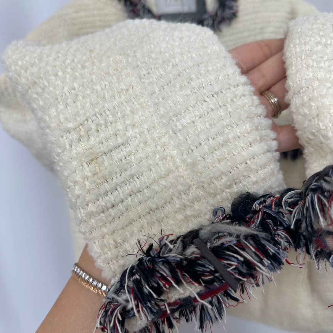 타임 TIME 여자 모 자켓 아이보리 (55-66추천)  상품이미지4